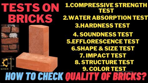 tests on bricks for construction